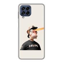 Чохли з Мавпами NFT для Samsung Galaxy M53 (5G) (M536B) (AlphaPrint) (мавпа NFT в окулярах)