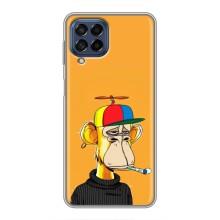 Чохли з Мавпами NFT для Samsung Galaxy M53 (5G) (M536B) (AlphaPrint) (Нудна мавпа NFT)