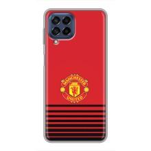 Чехол Манчестер Юнайтед для Самсунг М53 (5G) (AlphaPrint) (manchester united)