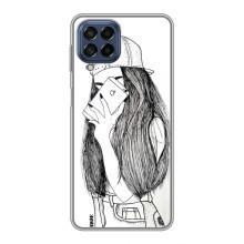 Чехол с печатью для Samsung Galaxy M53 (5G) (M536B) - (Мода) (AlphaPrint) (Фото девочки)