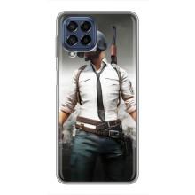Чехол PUBG для Самсунг М53 (5G) (AlphaPrint) (Пабг мен)