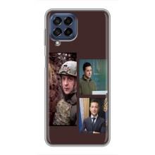 Чохол для Samsung Galaxy M53 (5G) (M536B) (AlphaPrint - с принтом Зеленського) – Президент