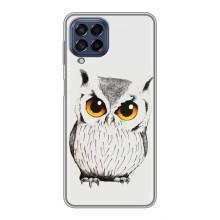 Чехол с птицами на Samsung Galaxy M53 (5G) (M536B) (VPrint) (Милая Сова)