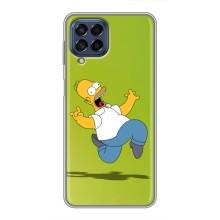 Чехол с Симпсонами для Samsung Galaxy M53 (5G) (M536B) (VPrint) (Гомер Симпсон)