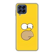 Чехол с Симпсонами для Samsung Galaxy M53 (5G) (M536B) (VPrint) (Гомер)