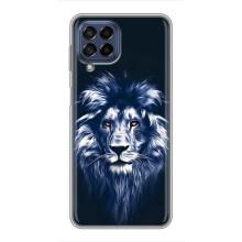Чохол з картинкою ЛЕВ для Samsung Galaxy M53 (5G) (M536B) (VPrint) (Синій Лев)