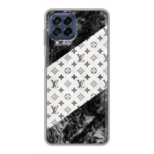 Чохол Стиль Louis Vuitton на Samsung Galaxy M53 (5G) (M536B) (LV на білому)