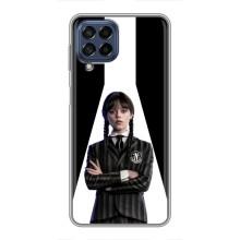 Чехлы Венсдей на Samsung Galaxy M53 (5G) (M536B) Уэнсдей (AlphaPrint) (W-Wednesday)