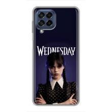 Чехлы Венсдей на Samsung Galaxy M53 (5G) (M536B) Уэнсдей (AlphaPrint) (Wednesday)