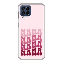 Чехлы на день мамы для Самсунг Галакси М53 (5G) – Надпись мама