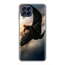 Чехол дракон Беззубик для Samsung Galaxy M53 (5G) (M536B) – Полет Беззубика