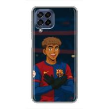 Чехол с футболистом Ламин Ямаль Samsung Galaxy M53 (5G) (M536B) (Футболист Ямал)