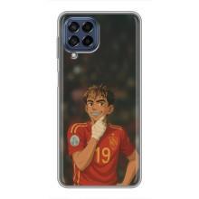 Чехол с футболистом Ламин Ямаль Samsung Galaxy M53 (5G) (M536B) (Ямаль аниме)