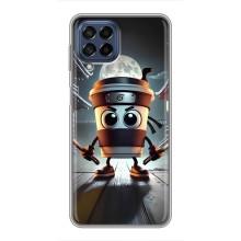 Чехол с мемом Тралалело тралала на Samsung Galaxy M53 (5G) (M536B) (Капучино асасино)