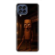 Чехол с мемом Тралалело тралала на Samsung Galaxy M53 (5G) (M536B) (Тунг тунг тунг сахур)
