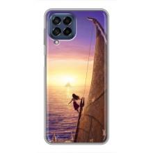 Чехол с мультфильмом Моана Samsung Galaxy M53 (5G) (M536B) (Моана в море)