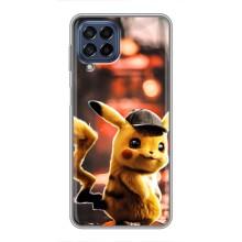 Чехол с Пикачу на Samsung Galaxy M53 (5G) (M536B) (Милый Пикачу)