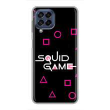 Чохол Гра в кальмара для Samsung Galaxy M53 (5G) (M536B) – Лого гра кальмара