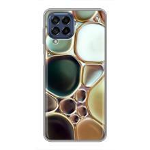 Мраморный чехол на Samsung Galaxy M53 (5G) (M536B) (VPrint) (Радужный Мрамор)