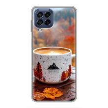 Чохол з унікальним дизайном 'Осінь з кавою' для Samsung Galaxy M53 (5G) (M536B) – Кава на природі