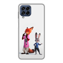 Силіконовий чохол з принтом Зоотрополіс для Samsung Galaxy M53 (5G) (M536B) – Джуді і Нік