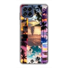 Силиконовый чехол с КАРТИНКАМИ лето для Samsung Galaxy M53 (5G) (M536B) (AlphaPrint) (Летний отпуск)
