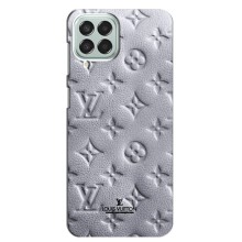 Текстурный Чехол Louis Vuitton для Самсунг Галакси М53 (5G) – Белый ЛВ