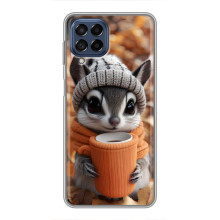 Друкований чохол 'Звірята з кавою' для Samsung Galaxy M53 (5G) (M536B)