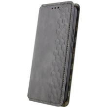 Шкіряний чохол-книжка GETMAN Cubic (PU) для Samsung Galaxy M54 5G – Сірий