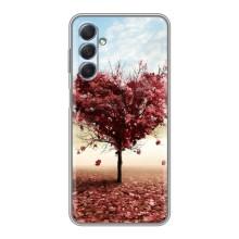 Чехлы для любимой на Самсунг М54 (VPrint) (Дерево сердце)