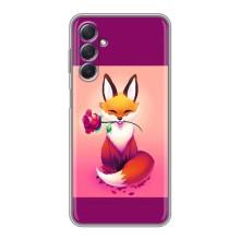 Чехлы с картинкой Лисички для Sansung Galaxy M54 (5G) (VPrint) (Лисичка с розочкой)