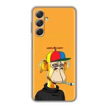 Чехлы с Обезьянами NFT для Sansung Galaxy M54 (5G) (AlphaPrint) (Скучающая Обезьяна NFT)