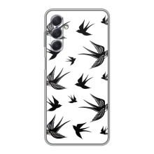 Чехол с птицами на Sansung Galaxy M54 (5G) (VPrint) (Ласточки)