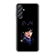 Чехлы Венсдей на Sansung Galaxy M54 (5G) Уэнсдей (AlphaPrint) (серьезная Уэнздей)