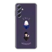 Чехлы Венсдей на Sansung Galaxy M54 (5G) Уэнсдей (AlphaPrint) (Уэнздей и подруга)