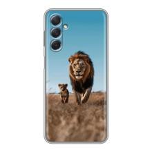 Чехол Король лев на Самсунг М54 (Мусафа и Симба)