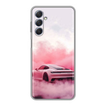 Чохол з авто Порше для Sansung Galaxy M54 (5G) – Рожевий Порше