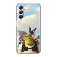 Чохол з мультфільмом Шрек на Sansung Galaxy M54 (5G) – Шрек і осел