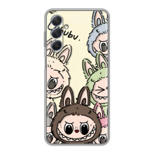 Чехол с Лабубу на Sansung Galaxy M54 (5G) (Коллаж Лабубу)