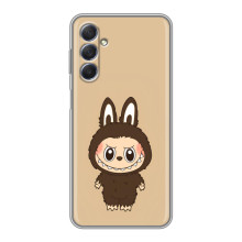 Чехол с Лабубу на Sansung Galaxy M54 (5G) (Коричневый Лабубу)