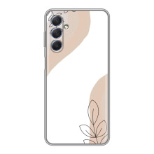 Силконовий чохол з принтом в квітах на Sansung Galaxy M54 (5G) – Нюдовий дизайн