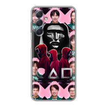 Чехол Гра в кальмара для Sansung Galaxy M54 (5G) – Персонажи игры кальмара