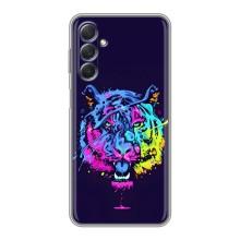 Силіконовий бампер з картинкою звірів для Sansung Galaxy M54 (5G) (Тигр-Арт)
