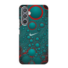 Силиконовый Чехол на Sansung Galaxy M54 (5G) с картинкой Nike (Найк зеленый)