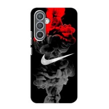 Силиконовый Чехол на Sansung Galaxy M54 (5G) с картинкой Nike (Nike дым)