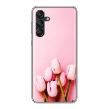 Чехлы с картинкой (Тюльпаны) на Самсунг Галакси М55 5Джи – Розовые тюльпаны