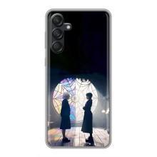 Чехлы с принтом Уэнсдей на Samsung Galaxy M55 5G – Уэнсдей и Энди