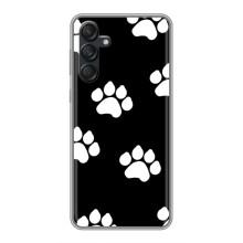 Чехлы с собаками для Samsung Galaxy M55 5G (VPrint) (Следы собаки)