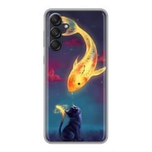 Чохол на тематику: Коти для Samsung Galaxy M55 5G – Зустріч