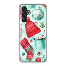 Чехол Санта Клаус для Samsung Galaxy M55 5G – Одежда